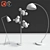 Contemporary Floor Lamp Set 3D model small image 2