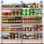 StoreShelf: Stylish Storage for Kitchen, Shops, Bars 3D model small image 1