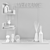 Decorative Welcome Shelves Set 3D model small image 2