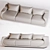 Elegant GIORGETTI Sofa: Ultimate Comfort & Style 3D model small image 1