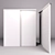 Premium Sliding Aluminum Interior Door 3D model small image 2