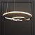 Elegant Viareggio Pendant Light 3D model small image 1