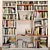 Modern Library. Bookshelf & Magazine Cabinet 3D model small image 1