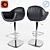 Sleek Modern Bar Stool 3D model small image 1