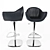 Sleek Modern Bar Stool 3D model small image 2