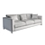 Elegant Reversi Sofa by Molteni 3D model small image 2