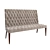 Elegant Vittoria Frigerio Damas Benches 3D model small image 1