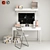 Efficient Workstation Package by Ikea 3D model small image 1