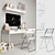 Efficient Workstation Package by Ikea 3D model small image 2