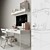 Efficient Workstation Package by Ikea 3D model small image 3
