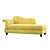 Cozy Comfort 3-seater Sofa 3D model small image 1