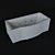 Aquatek Helios | Sleek 1800mm Designer Bathtub 3D model small image 3