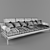 Amernis Modern Sofa 3D model small image 3
