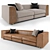 Laskasas Harry: Luxury Comfort in Every Seating 3D model small image 1