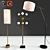 Modern Lighting Floor Lamps Set 3D model small image 1