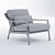 Elegant Lady Armchair: Stylish Comfort for Any Space 3D model small image 3
