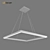 Elegant LED Pendant Light 3D model small image 1