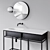 Gravity Mirror with Frame Gl2: Stylish Console 3D model small image 2