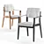 Espada Dining Armchair: Stylish and Comfortable 3D model small image 1