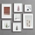 Elegant Frames Set-85: 7 Unique Designs 3D model small image 1