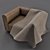 Luxury Leather Sofa - Vray & Corona - FBX Files 3D model small image 1