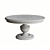 Classic European Style Round Pedestal Table 3D model small image 3