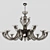 Zonca Fiore Chandelier 3D model small image 1