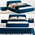 Elegant Moon Bed Set 3D model small image 1