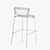 Modern Elegance: LISA High Stool 3D model small image 6