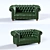 OM Chester 2-Seater Sofa - Elegant and Stylish 3D model small image 1