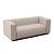 Elegant Modern Grey Sofa 3D model small image 1