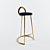 Classic Bar Stool - Sleek and Stylish 3D model small image 1