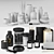 Elegant Bathroom Set: Frama Bodywash, Soap, Toothbrush, and More 3D model small image 3