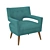 ErgoFlex Comfort Chair 3D model small image 1