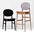 Modern Ariake Outline Chair & Barstool 3D model small image 1