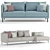 Modern Moroso Josh Sofa: Unparalleled Comfort 3D model small image 1