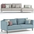 Modern Moroso Josh Sofa: Unparalleled Comfort 3D model small image 2