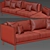 Modern Moroso Josh Sofa: Unparalleled Comfort 3D model small image 3