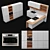 Sleek Modern Kitchen Set 3D model small image 2