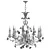 Exquisite Bagues Paris Chandelier 3D model small image 3
