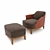 Cocoon L Armchair Set by Frag 3D model small image 2