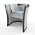 Modern Darmart Elbi Chair: Sleek Design & High Quality 3D model small image 1