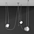 Bronze Aim 3 Pendant Lighting 3D model small image 2