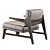 Elegant Miles Armchair: Modern Comfort & Style 3D model small image 2