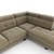 Modern Petitt Sectional Sofa: Stylish Comfort for Your Living Space 3D model small image 2