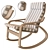 Title: Poang Rocking Chair: Modern Comfort 3D model small image 1