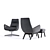 Moro Armchair: Stylish & Comfortable 3D model small image 2