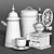 5-Piece Coffee Brewing Set 3D model small image 2