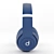 Beats Studio 3 Blue: Premium Smooth Headphones 3D model small image 2