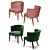 Emerald Heritage Armchair 3D model small image 3